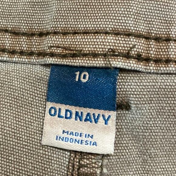 Old Navy Women's Brown Tan Wide Leg High Waisted Baggy Denim Jeans Pants Size 10 - Picture 4 of 5